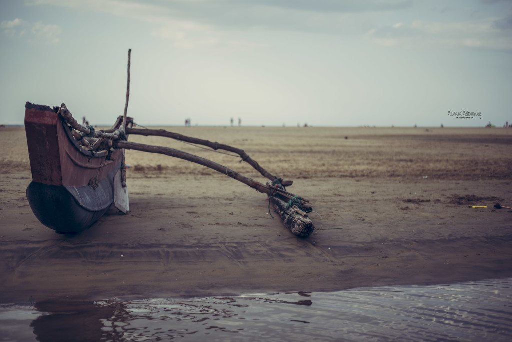 Rybárska loď v Arugam Bay