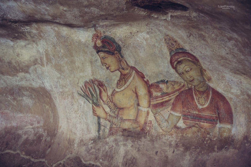 Nástenné fresky v Sigiriya