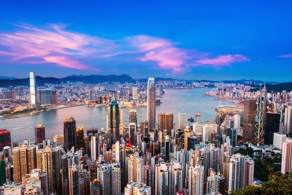 Hongkong panoráma