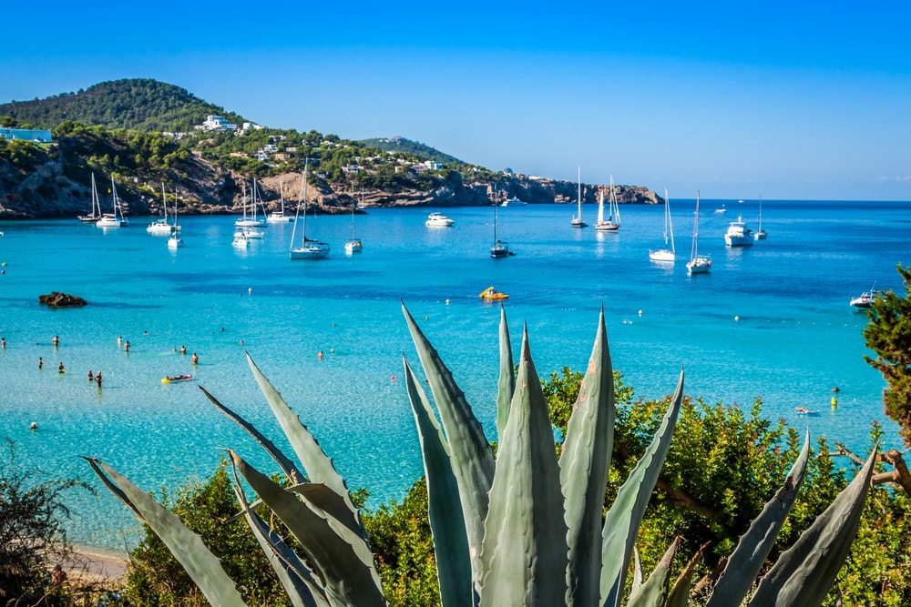 Pláže na ostrove Ibiza 1