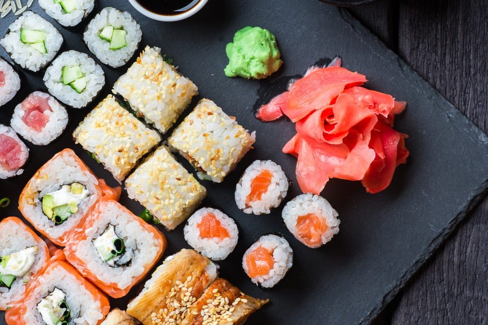 azijske jedlo sushi