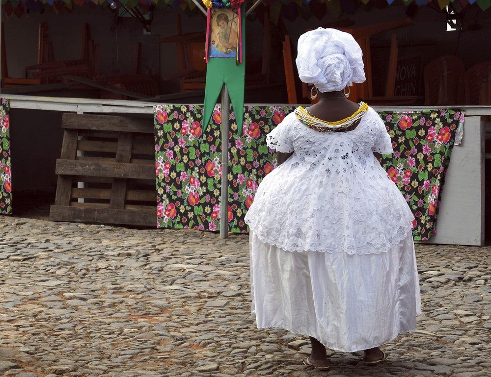 Žena v kroji Salvador Bahia