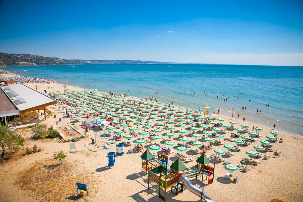 pláž v Bulharsku