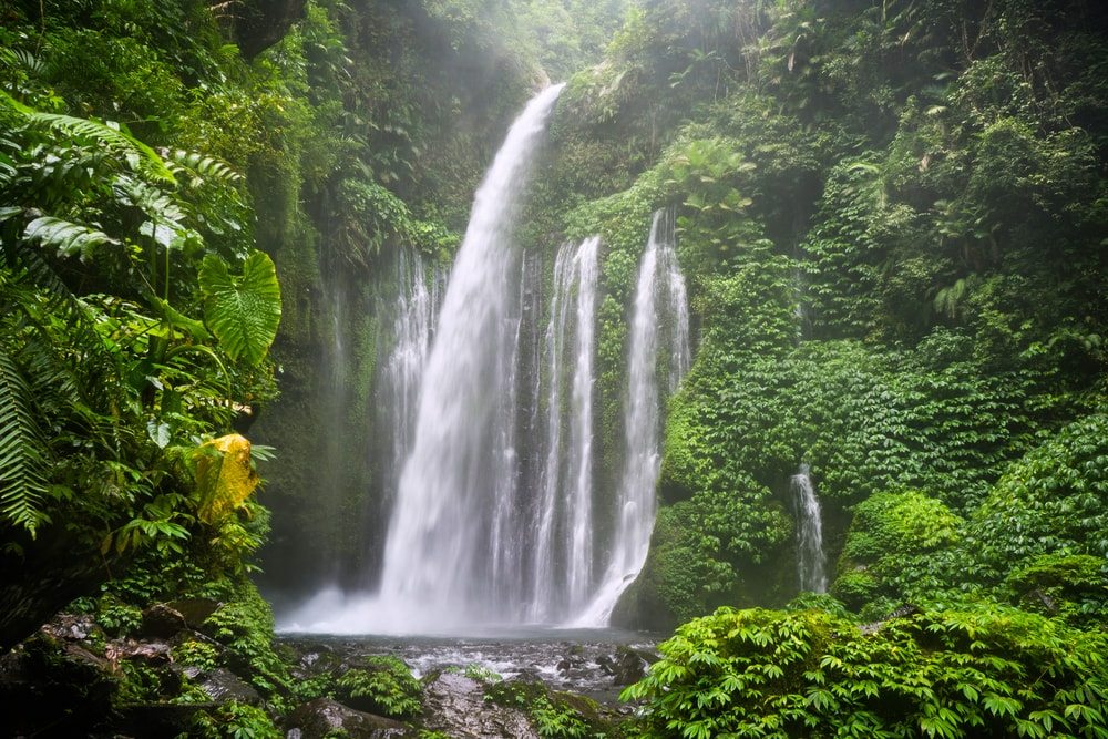 lombok vodopady