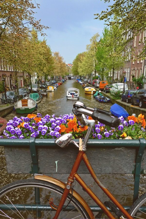 amsterdam-bicykel Nekonvenčný sprievodca Amsterdamom