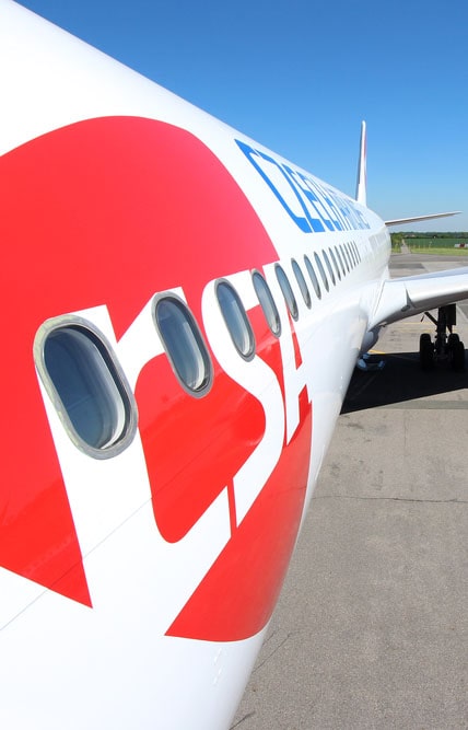 Pre fajnšmekrov: ČSA uskutoční doplnkový let do Bratislavy Airbusom A330