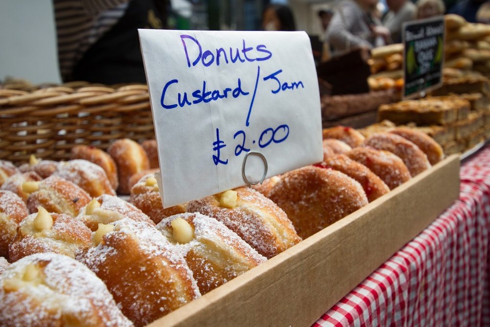 Londýn, donuts