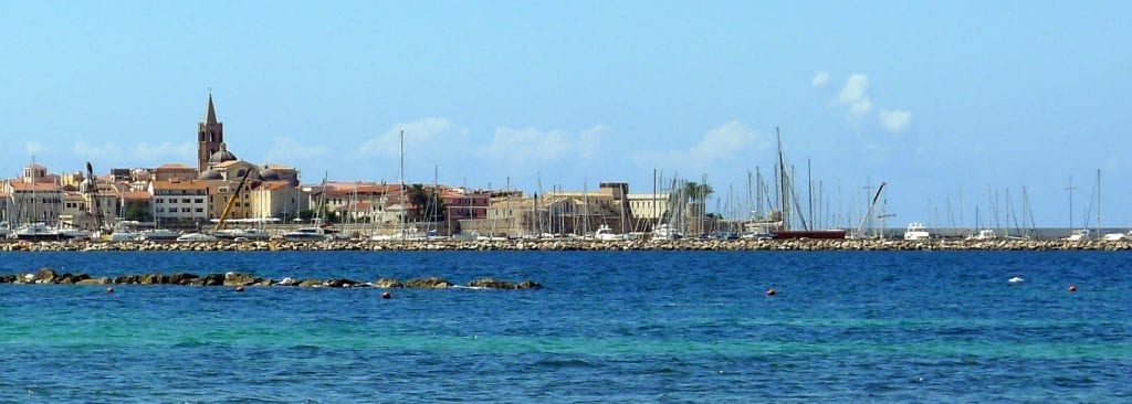 alghero prístav taliansko