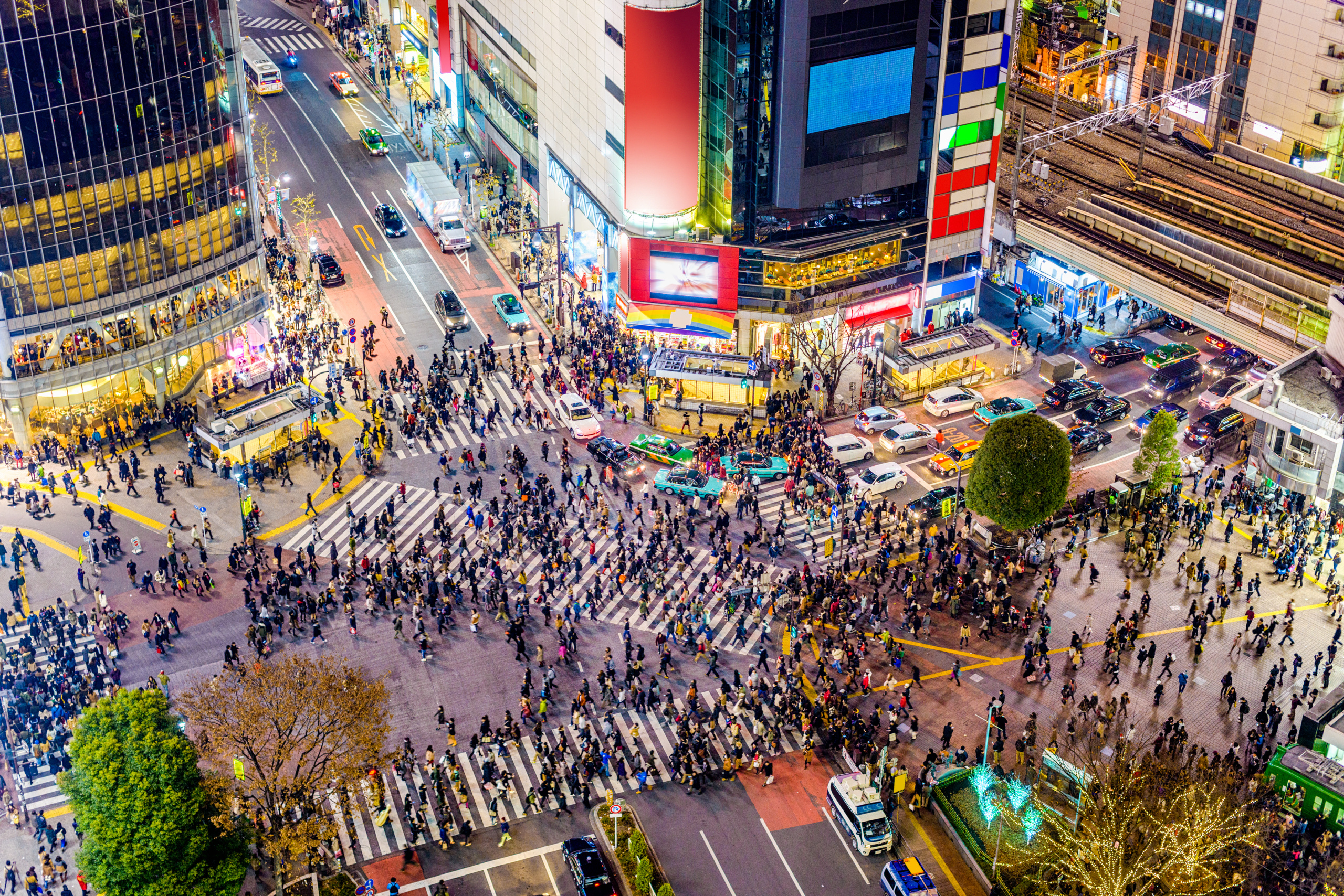 shibuya, tokio Japonsko bez testu a očkovania. Krajina zrušila všetky vstupné opatrenia spojené s covidom