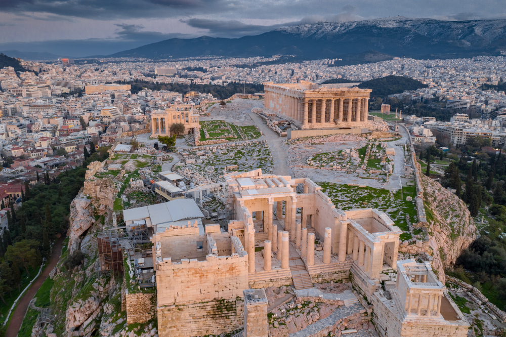 akropola ateny Rezervuj Atény, Rodos či Egypt z Viedne s Aegean Airlines od 109€