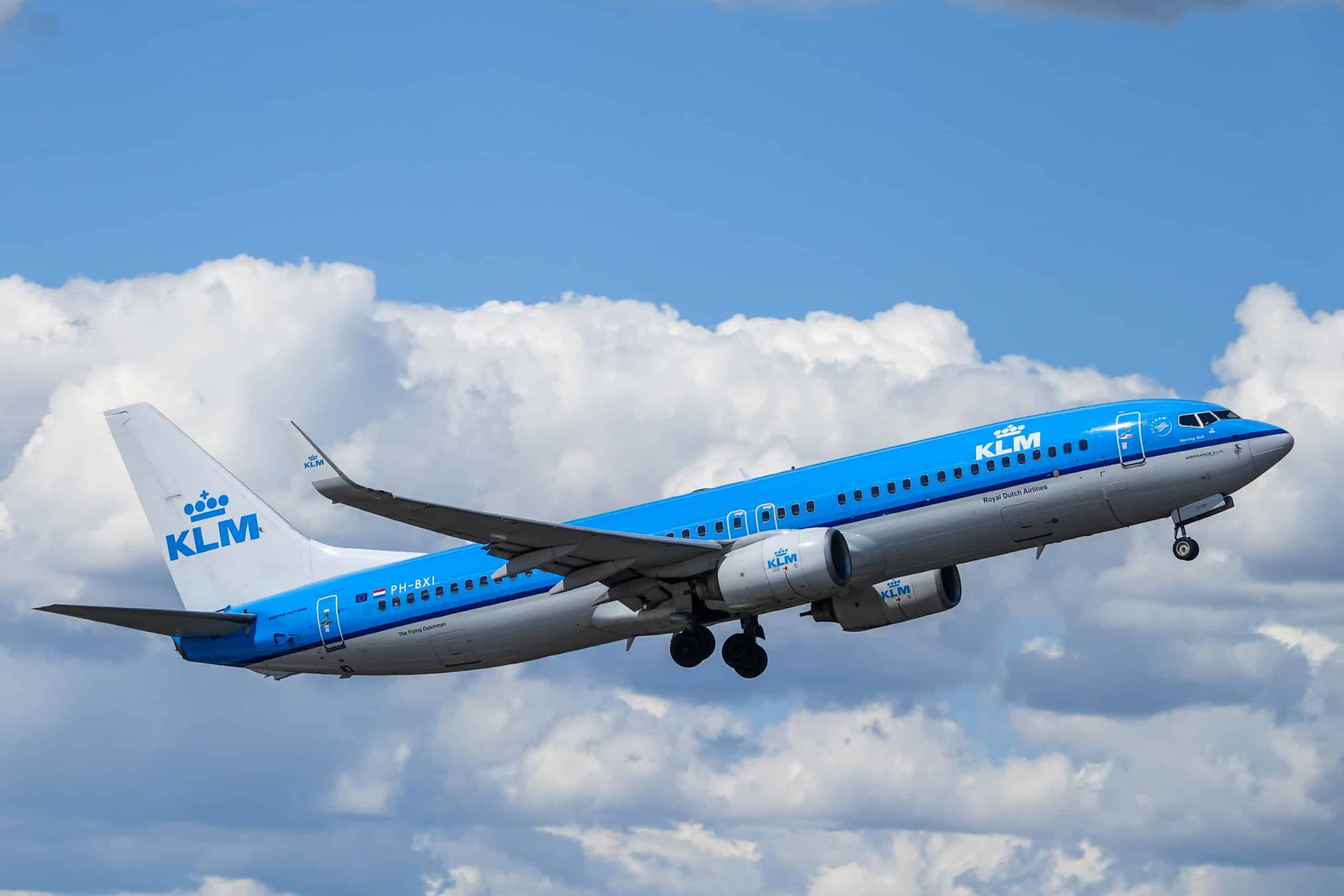 Arlanda,,Stockholm,,Sweden,-,July,10,,2018:,Klm,Royal,Dutch boeing 800 klm