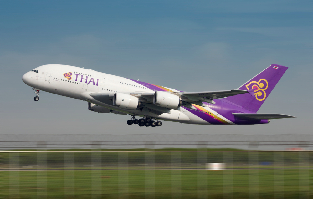 Bangkok,Thailand,/,2019,Jun,15,/,Thai,Airways,Airbus Niektorí zamestnanci Thai Airways predstierali smrť, aby im vyplatili príspevky
