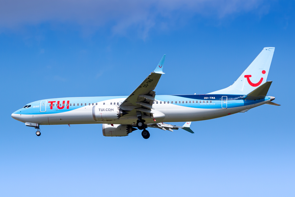 Paris,,France,-,August,17,,2018:,Tui,Boeing,737,Max Aerolinky TUI sa stali prvými, ktoré prevetrali Boeing 737 MAX v Európe
