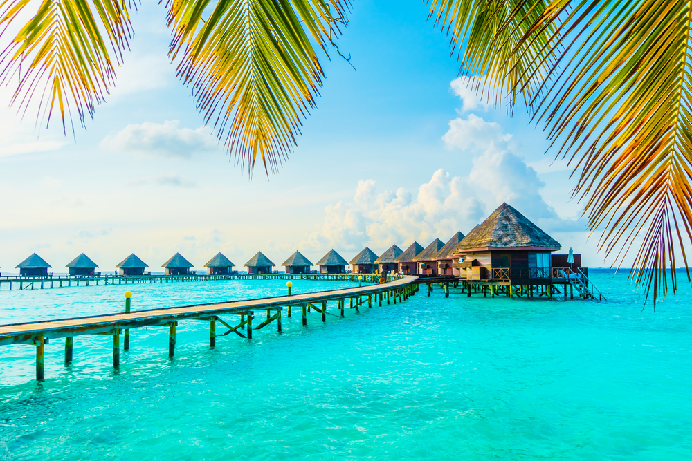 Beautiful,Tropical,Maldives,Resort,Hotel,And,Island,With,Beach,And maldivy