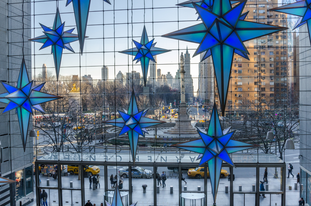 columbus circle vianoce new york
