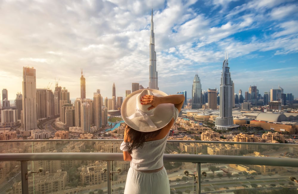 turistka v dubaji