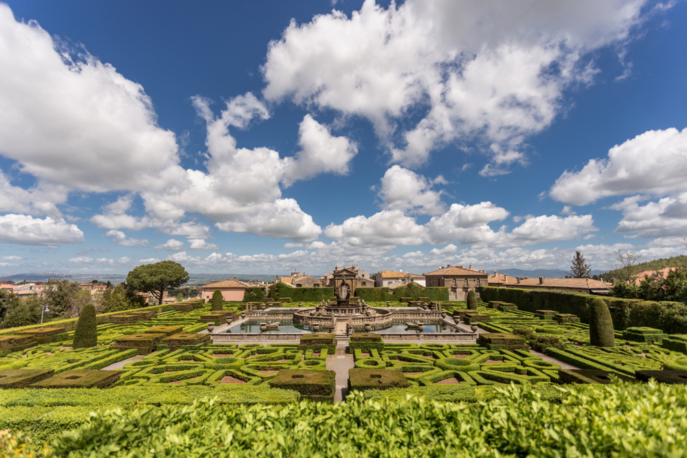 villa lante bagnaia taliansko