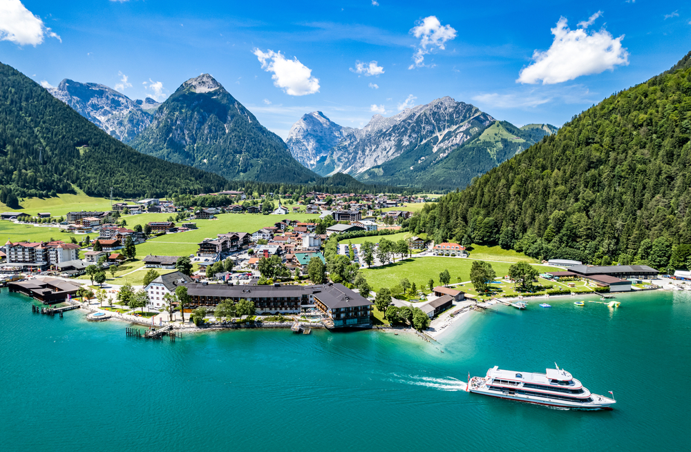Landscape,At,The,Achensee,Lake,In,Austria,-,Pertisau achensee rakusko
