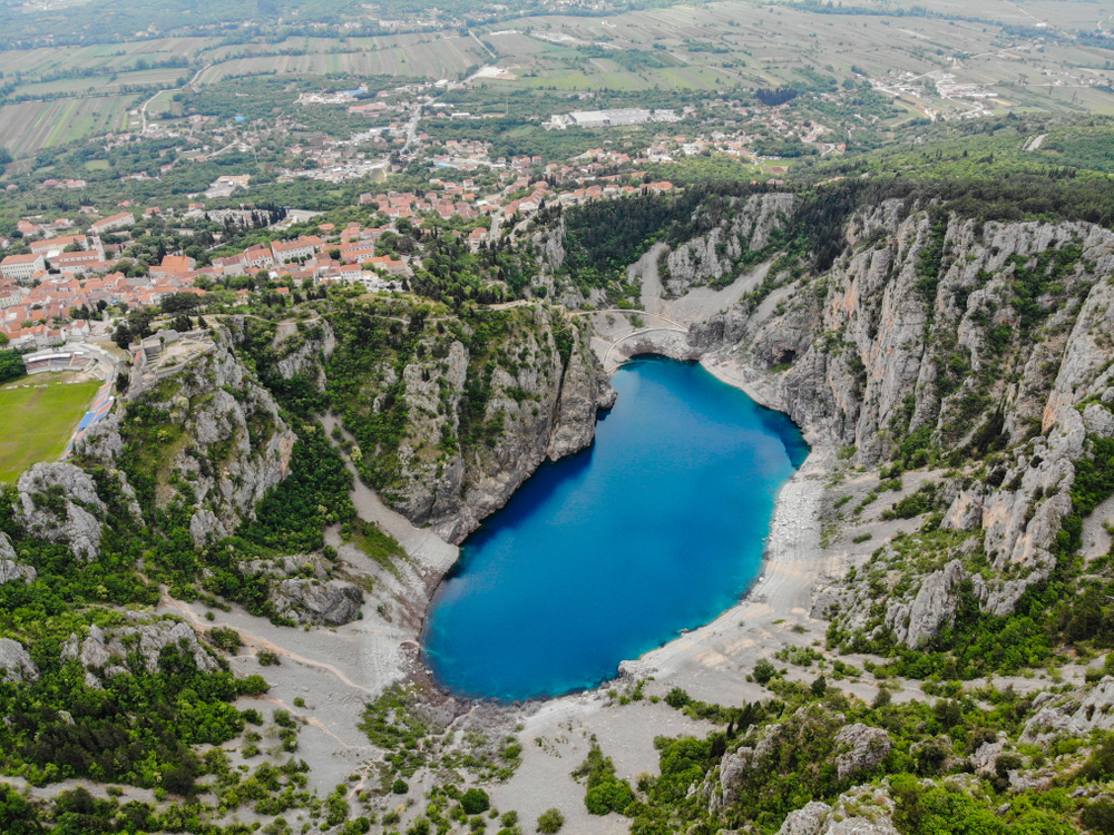 modre jazero chorvatsko