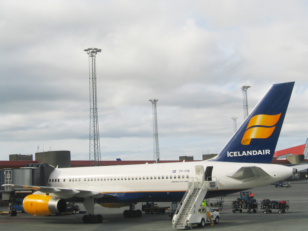 Iceland Air lietadlo