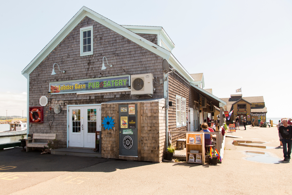lobster barn na ostrove princa eduarda
