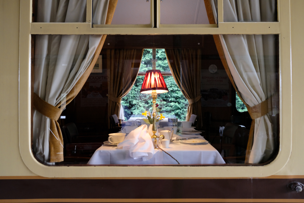 Cambridgeshire,,Uk,-,Circa,February,2020:,Interior,View,From,A vlakove okno