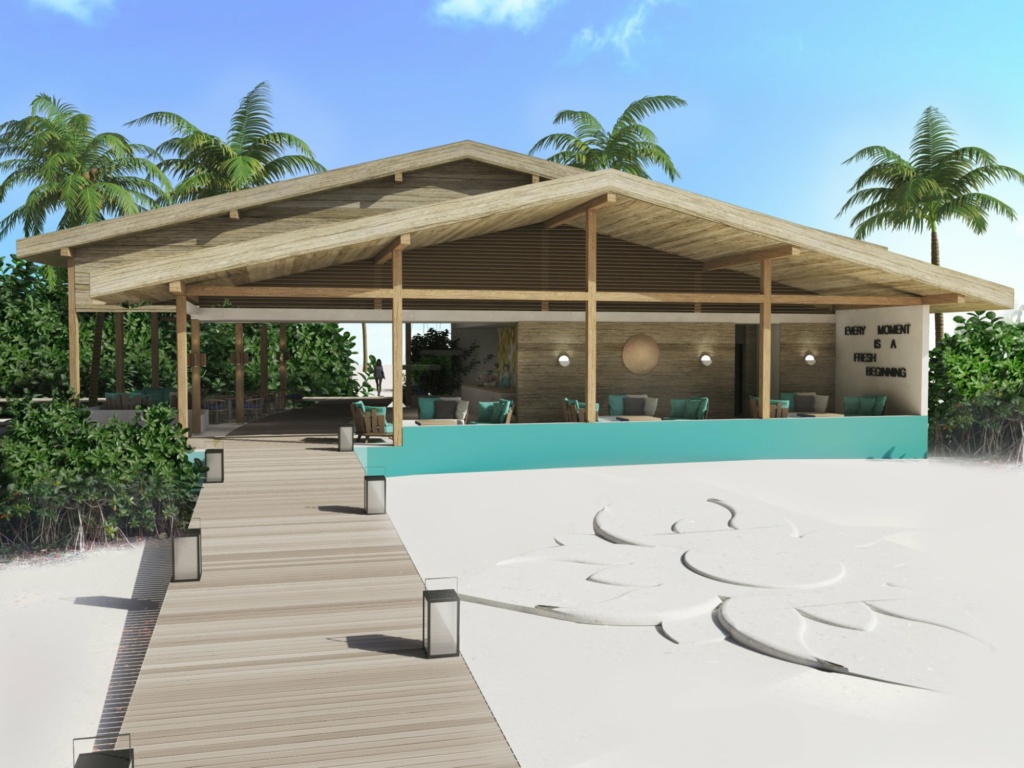 rezort *5 Joy Island plážový bar