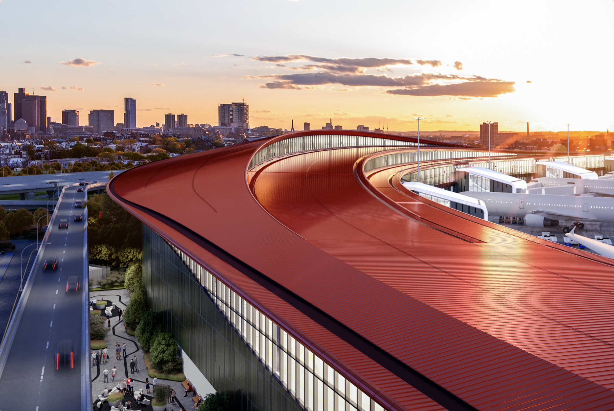 Nový bostonský terminál bude pýchou udržateľnosti a modernej architektúry