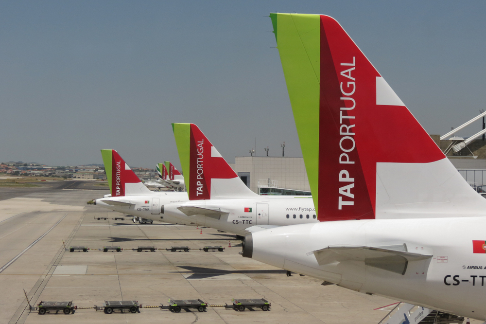 tap air portugal lietadla