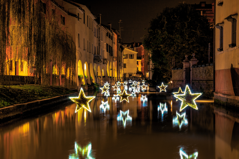 The,City,Of,Treviso,Decorated,With,Christmas,Lights,,Location,Buranelli treviso vianoce