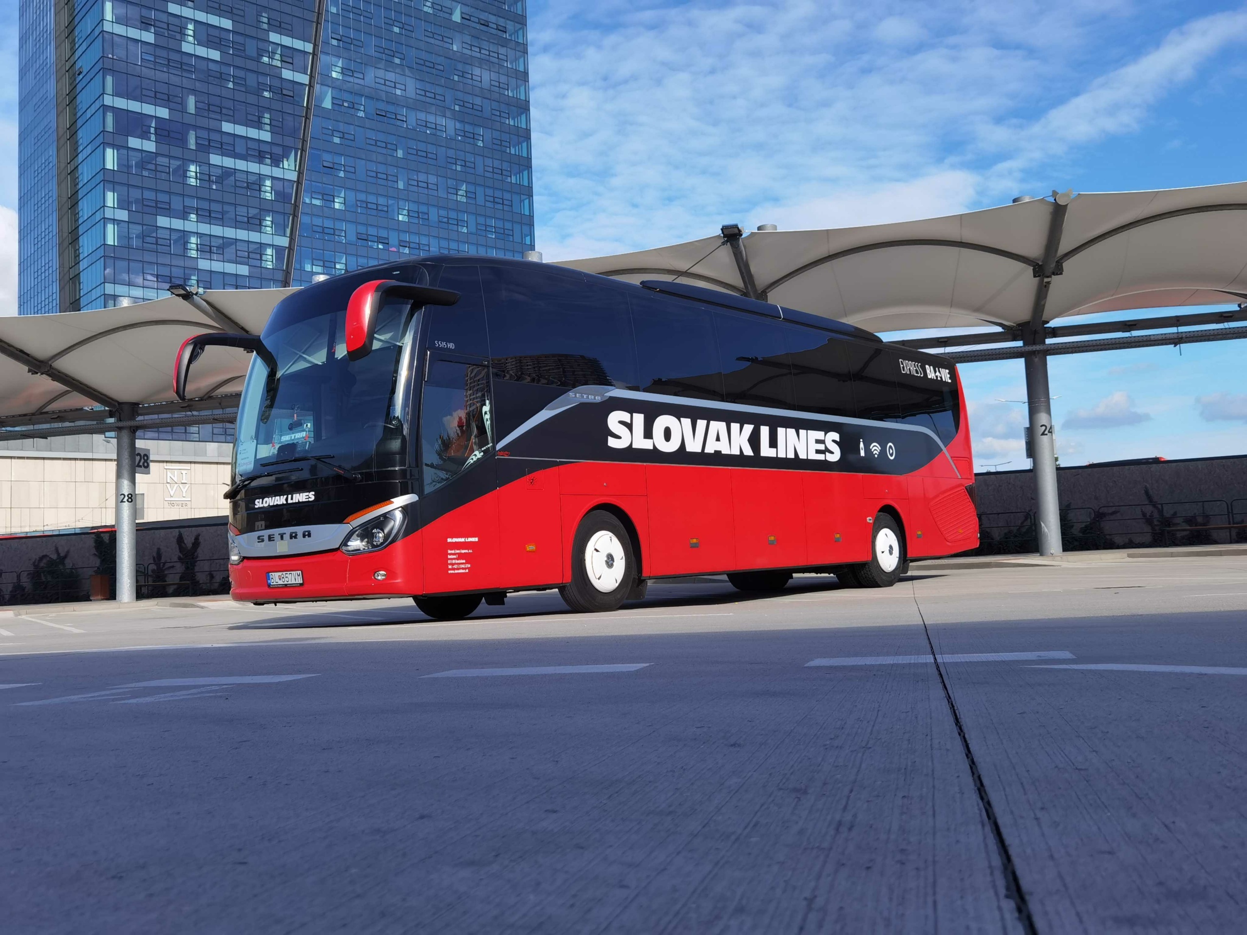 Akcia roka so Slovak Lines: 1 jazda na letisko Viedeň za 4,50€ pri zakúpení Travel Passu