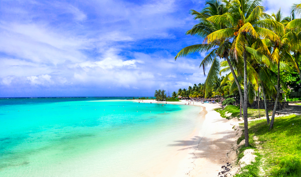 Best,Beaches,Of,Mauritius,Island,-,Belle,Mare.,Tropical,Paradise mauricius Belle Mare plaz