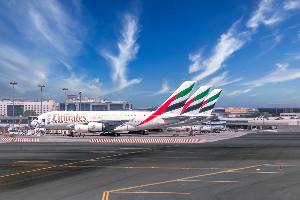 Istanbul,,Turkey,-,August,22,,2017:,Emirates,Airliners,,Worlds,Largest Dubaj je na opäť vrchole! Toto sú najrušnejšie letiská sveta v roku 2025