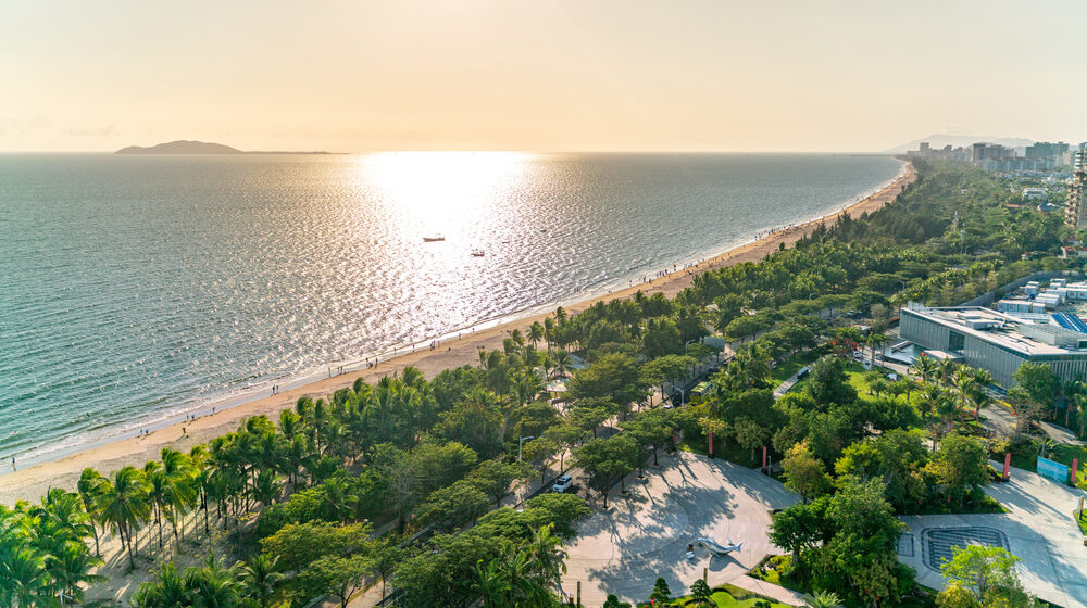The,Amazing,View,Of,Sanya,Beach,On,Hainan,,China sanya