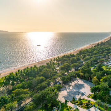 The,Amazing,View,Of,Sanya,Beach,On,Hainan,,China sanya