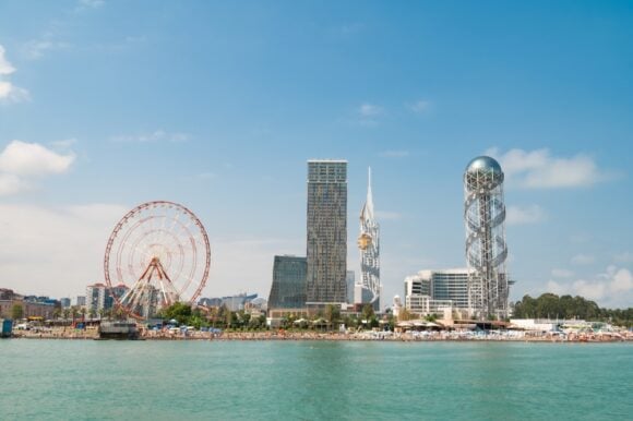 Batumi,Is,A,City,On,The,Black,Sea,Of,??georgia. PONUKA DŇA: Gruzínsko so sprievodcom od 1209€. Kombinácia mesta a pláže